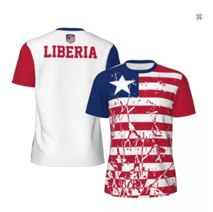 Liberia round neck t-shirt jersey